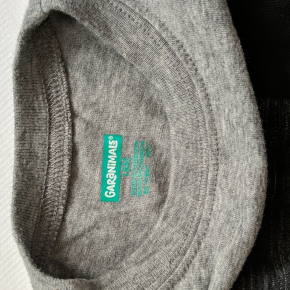 garanimals gray pocket t-shirt with stripes 18 months baby boy - Picture 4 of 6